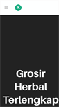 Mobile Screenshot of grosirherbalonline.com